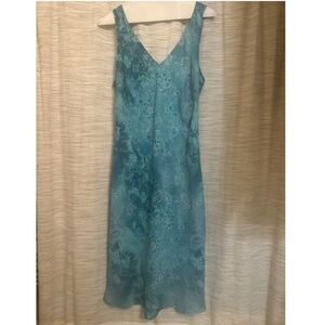 Elegant Blue Midi Dress